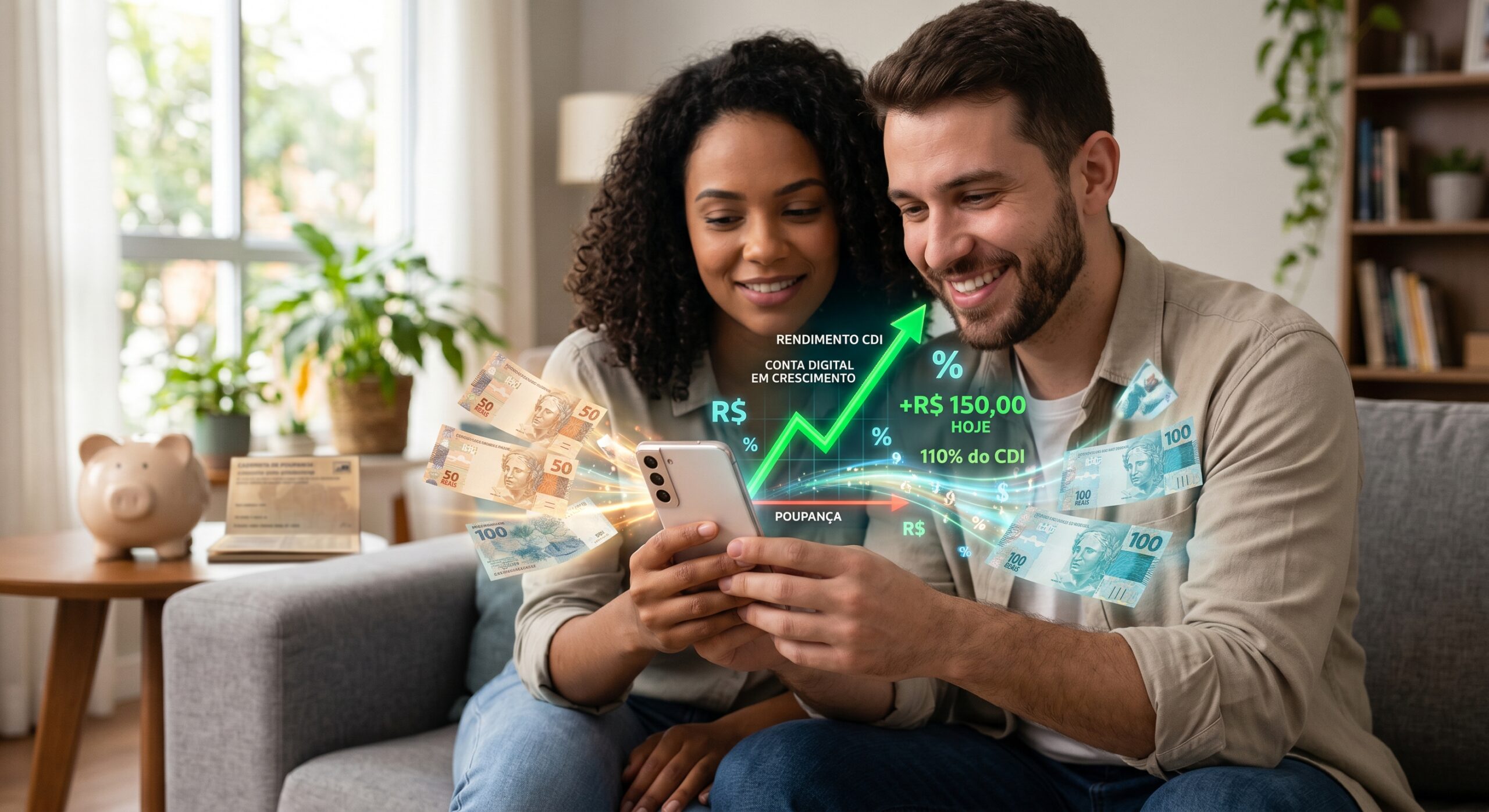 Contas Digitais que Rendem Mais que a Poupança: O Guia Definitivo para Multiplicar seu Dinheiro